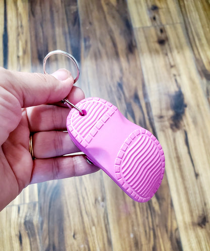 Pink Croc | Cute Charms Shoe Keychain | Mini Croc Keychain | Shoe Decor | Pendant | Small Charms