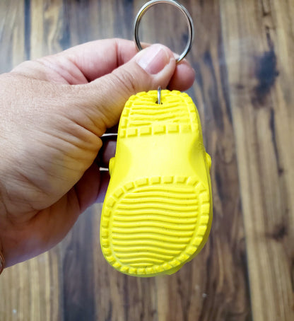 Yellow Croc | Cute Charms Shoe Keychain | Mini Croc Keychain | Shoe Decor | Pendant | Small Charms