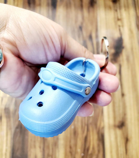 Blue Croc | Cute Charms Shoe Keychain | Mini Croc Keychain | Shoe Decor | Pendant | Small Charms
