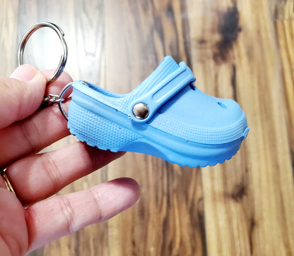 Blue Croc | Cute Charms Shoe Keychain | Mini Croc Keychain | Shoe Decor | Pendant | Small Charms