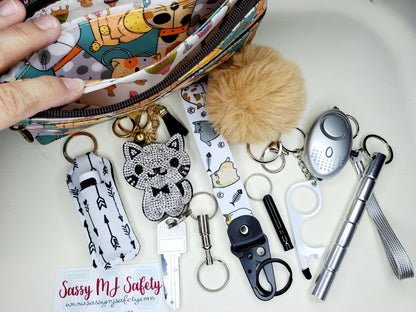 Kitty - Arrow Safety Keychain Set - Personal Safety Kit - 12 pc. Set